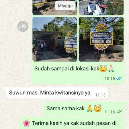 Pengiriman Papan Bunga Duka Slendro Gesi