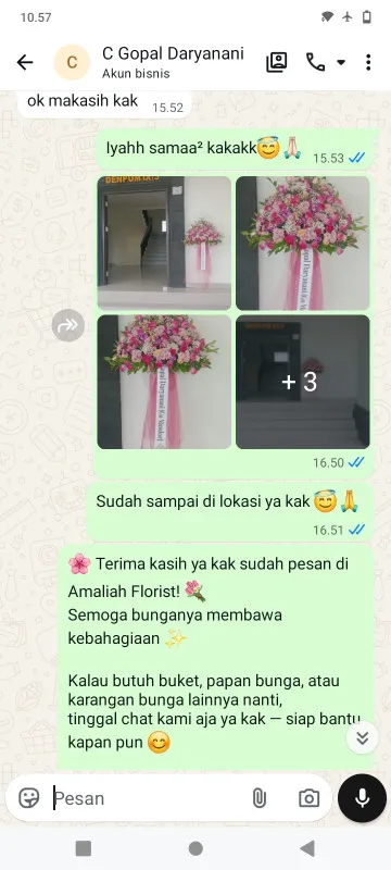 Pengiriman Karangan Bunga Slendro Gesi